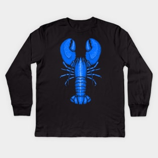 Giant Blue Lobster Kids Long Sleeve T-Shirt